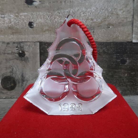 Waterford Crystal 12 Days Of Christmas Day 5 Five Gold Rings - Picture 2 of 5